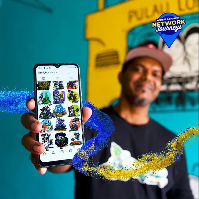 CelcomDigi Network Journeys — creator moment