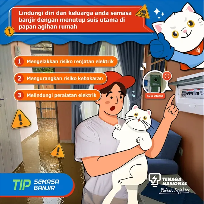 TNB flood safety content — left