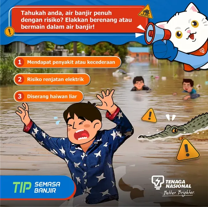 TNB flood safety awareness — right