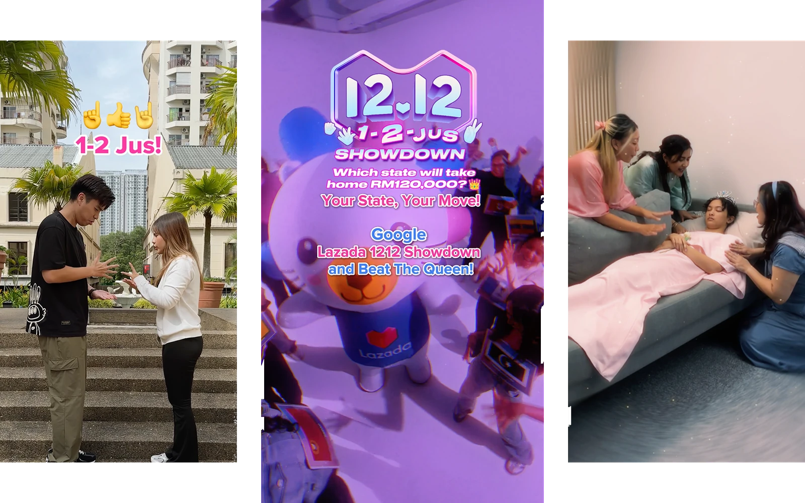 Lazada 12.12 Showdown social content moments